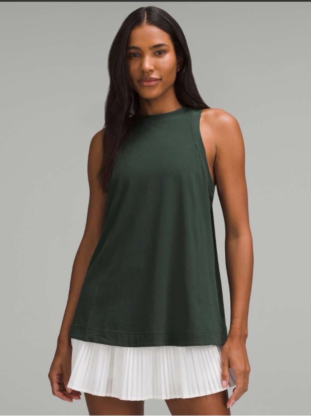 lululemon athletica Dark Green Tank Top